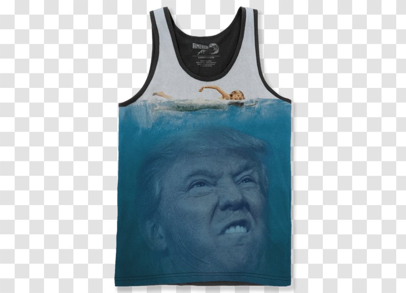 Donald Trump T-shirt Jaws United States Shark - T Shirt Transparent PNG