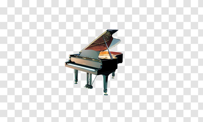 Grand Piano Musical Instrument Keyboard - Silhouette Transparent PNG
