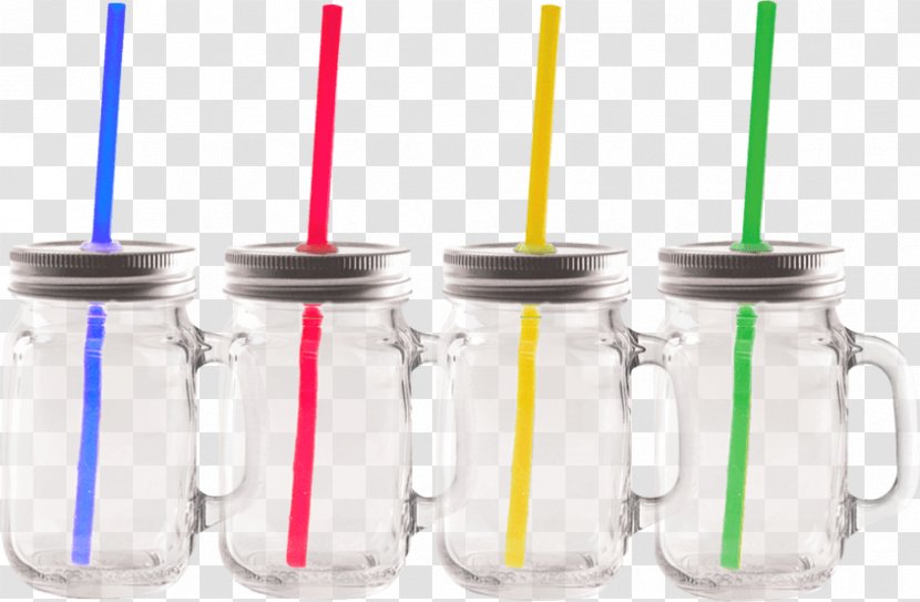 Mason Jar Plastic Glass Cylinder Drinking Straw - Prototype Transparent PNG