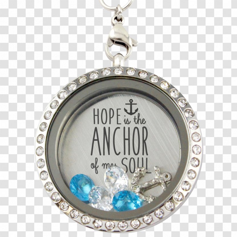 Locket Charm Bracelet Necklace Jewellery - Chain - Anchor Faith Hope Love Transparent PNG