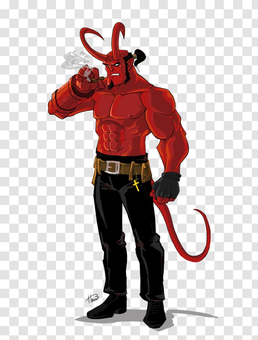 Hellboy Cartoon Character Comic Book - Ii The Golden Army - Transparent Background Transparent PNG