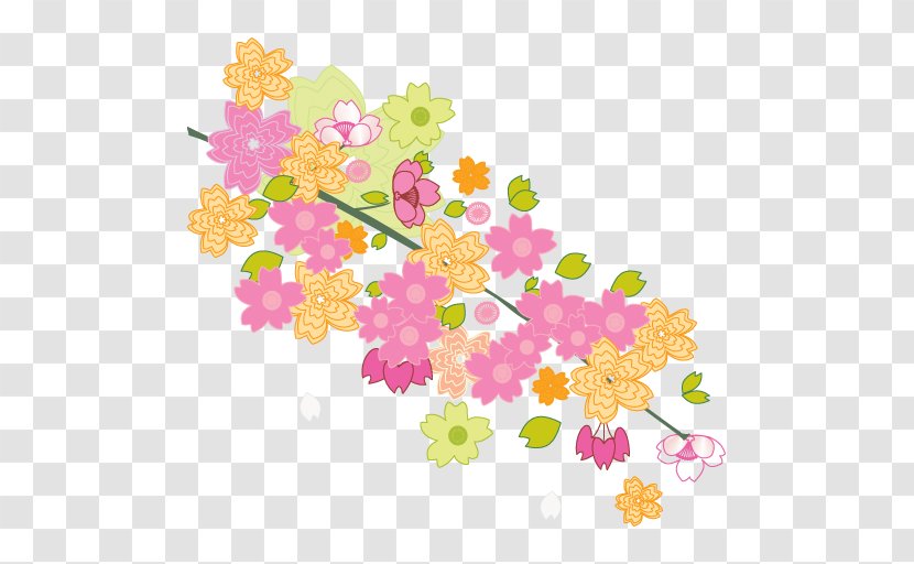 Vector Graphics Flower Image Design Euclidean - Plant - Contemplation Transparent PNG