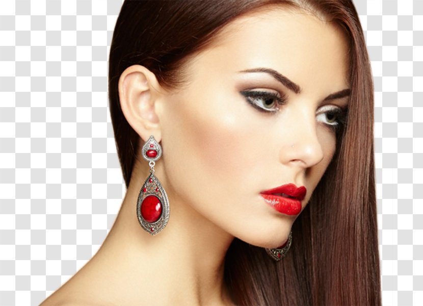 Cosmetics Lipstick Make-up Artist Color Brown Hair - Lip Transparent PNG