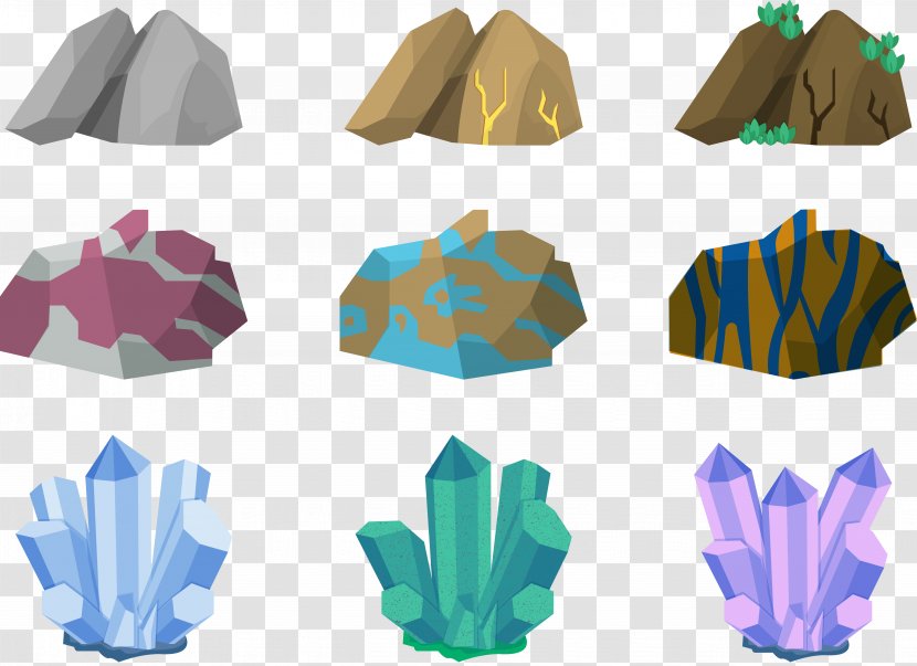 Mineral Rock Euclidean Vector Cave - Stone - Mountain Transparent PNG