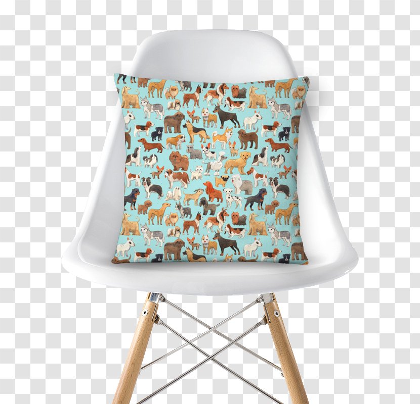 Cushion Street Art Graffiti Painting - Chair - The Dog Cover Transparent PNG