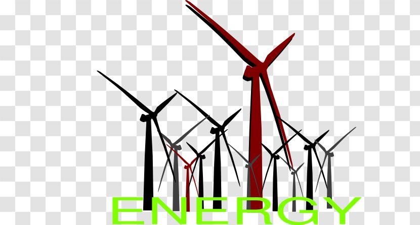 Renewable Energy Wind Power Clip Art - Windmill - Cliparts Transparent PNG