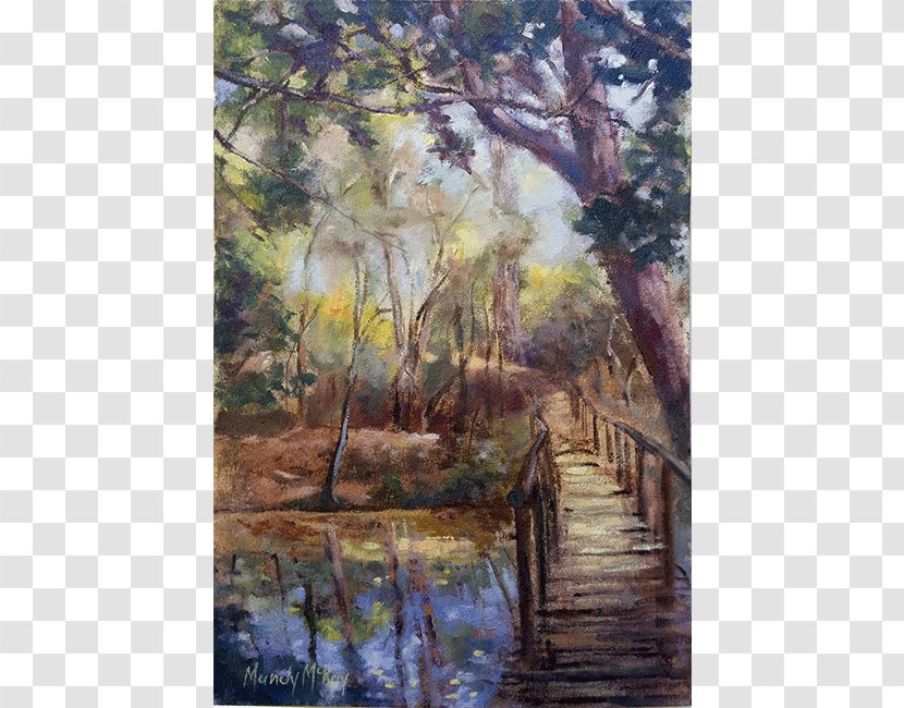 Watercolor Painting The Cape Gallery Bayou Swamp - Paint Transparent PNG