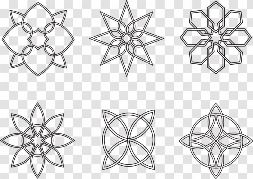 Structure Geometry Download - Symmetry - Snowflake Transparent PNG