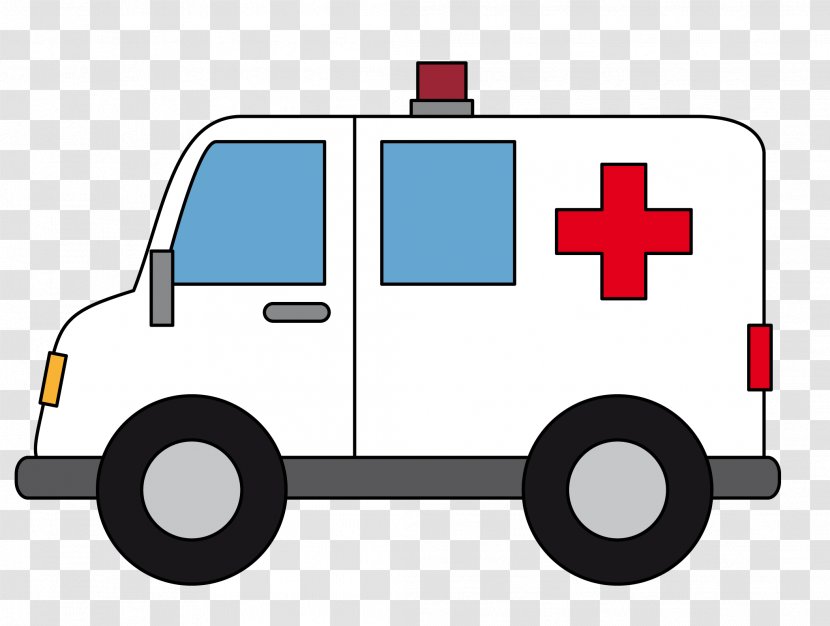Ambulance Emergency Vehicle Cartoon Drawing Clip Art - Siren Transparent PNG