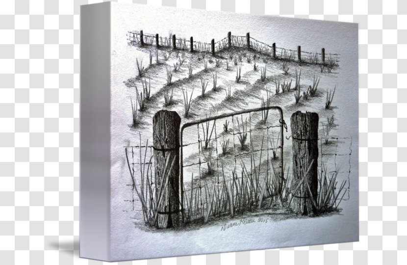 Canvas Print Printmaking Printing Sketch - Farm Gate Transparent PNG