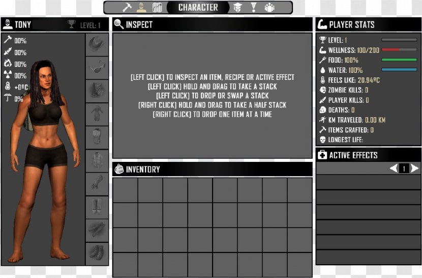 Screenshot Muscle Video Game Font - 7 Days Transparent PNG