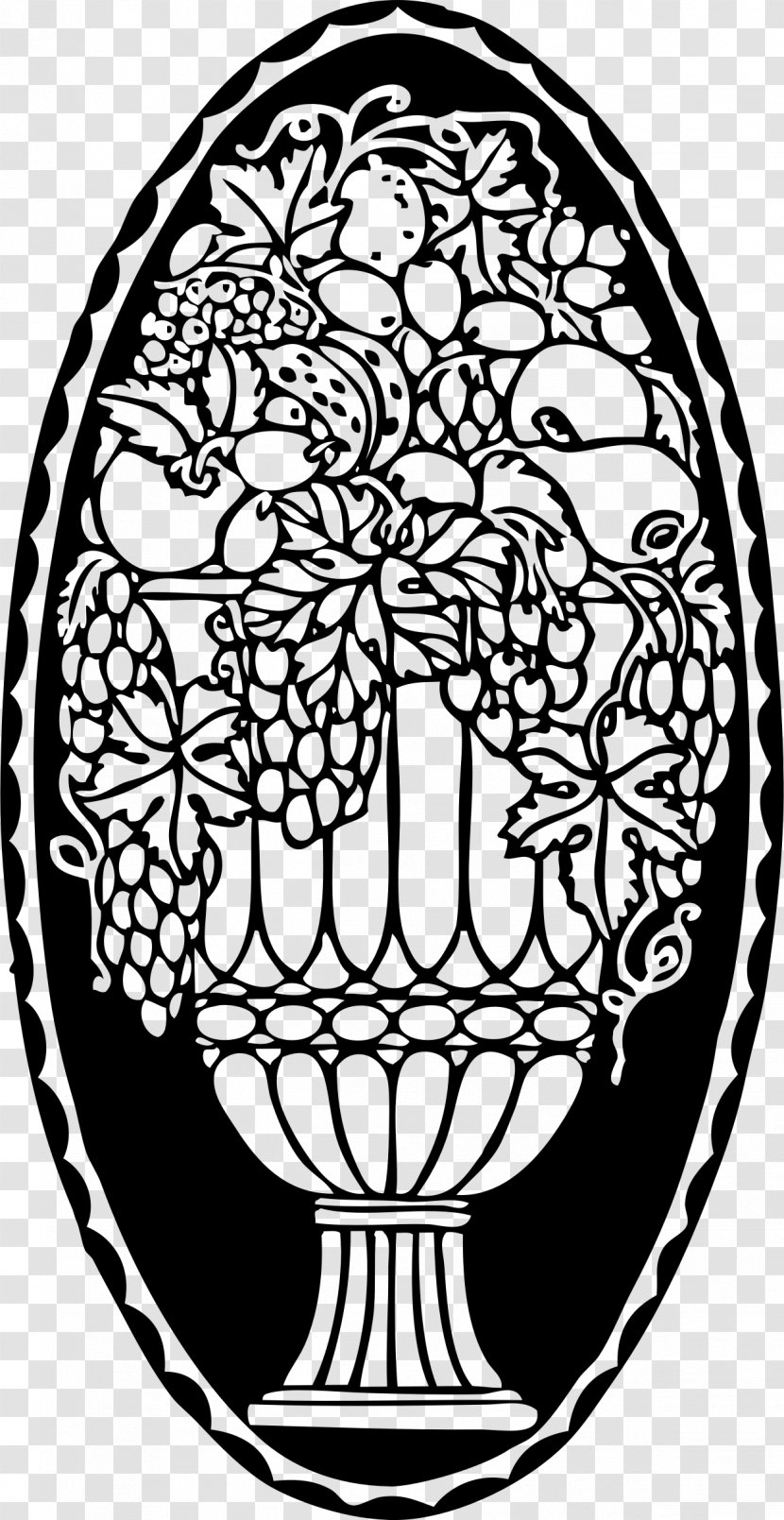Fruit Ornament Drawing - Vase Transparent PNG