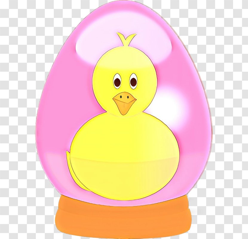 Duck Easter Egg Smiley Cartoon - Yellow Transparent PNG