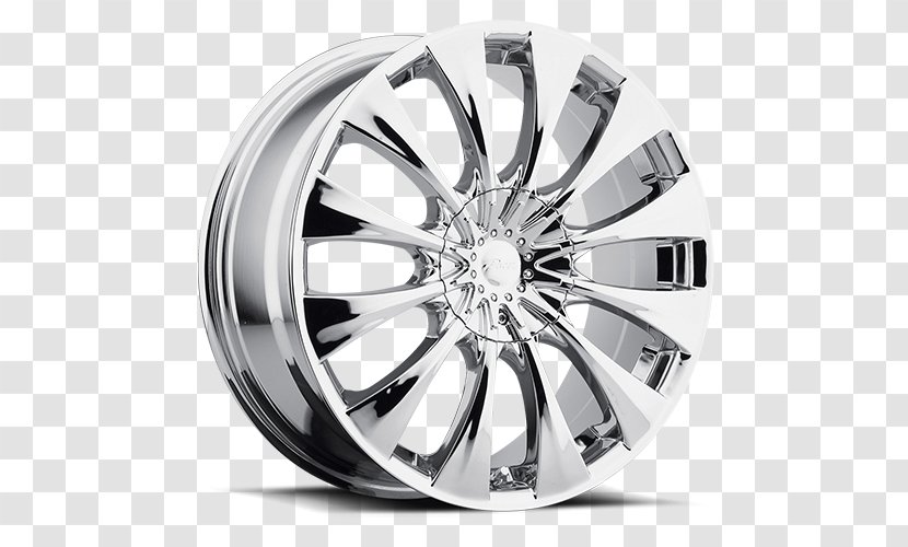 Car Rim Custom Wheel Tire - Silver Transparent PNG