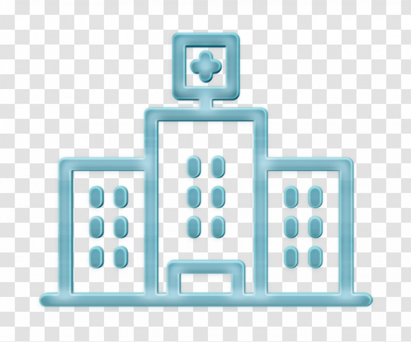 Hospital Icon City Elements Icon Buildings Icon Transparent PNG