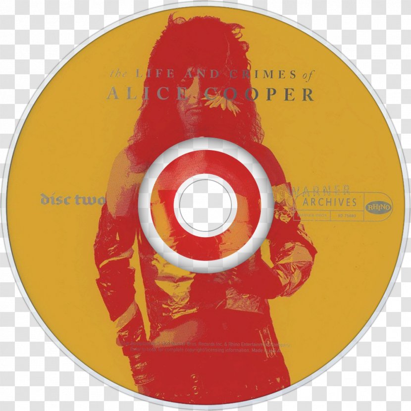 Compact Disc - Orange - Alice Cooper Transparent PNG