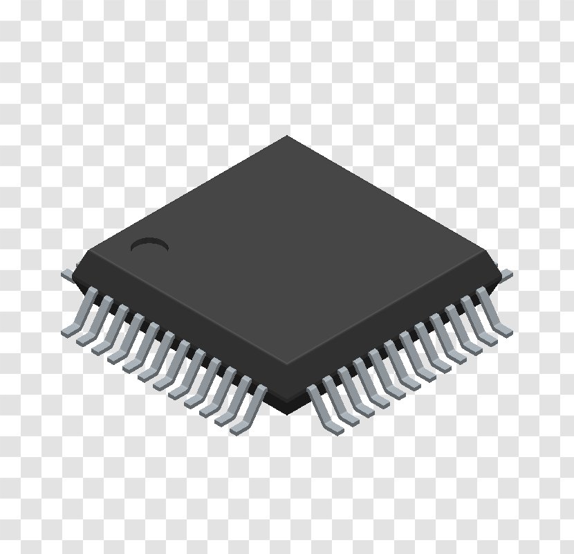 Integrated Circuits & Chips Microcontroller Semiconductor Electronics Electronic Circuit - Component - Universal Asynchronous Receivertransmitter Transparent PNG