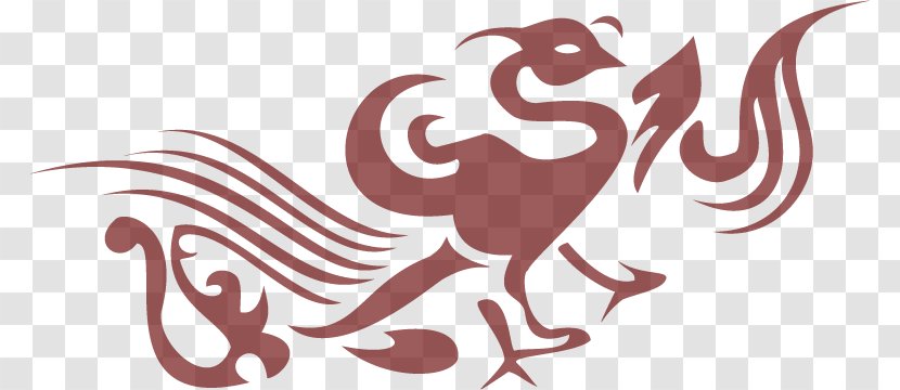 China Totem Fenghuang Shang Dynasty Worship - Text - Vector Cartoon Phoenix Transparent PNG