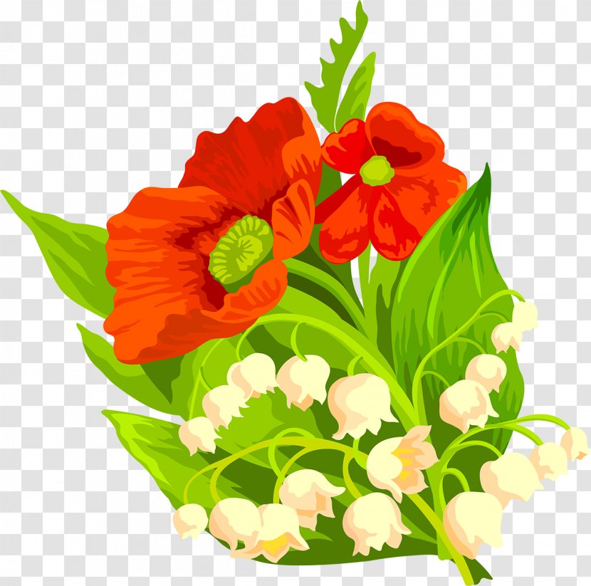 Floral Design Cut Flowers - Red - Flower Transparent PNG