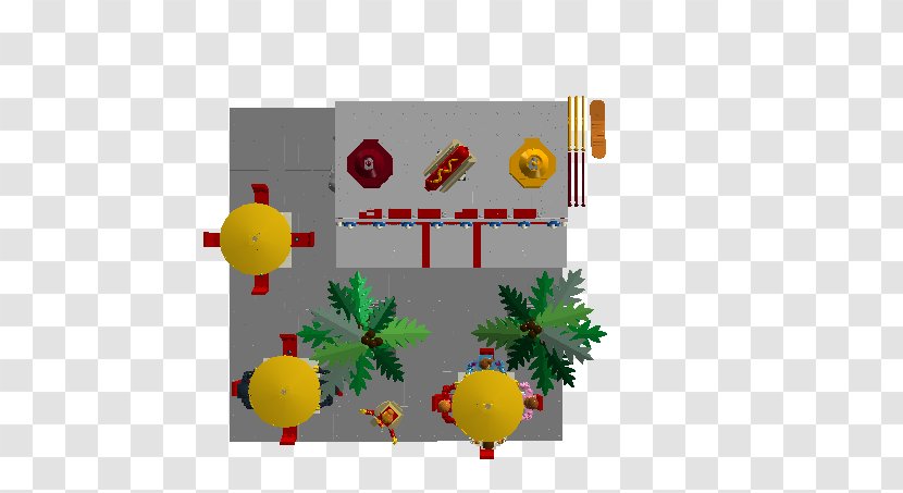 Fruit Font - Yellow - Hotdog Cart Transparent PNG
