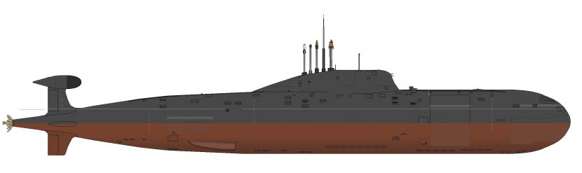 Akula-class Submarine Nuclear Russian Nerpa Sierra-class - Nato Reporting Name - U Transparent PNG