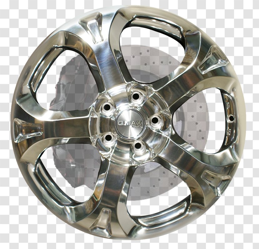 Alloy Wheel Hubcap Spoke Rim - Automotive System - Silver Transparent PNG