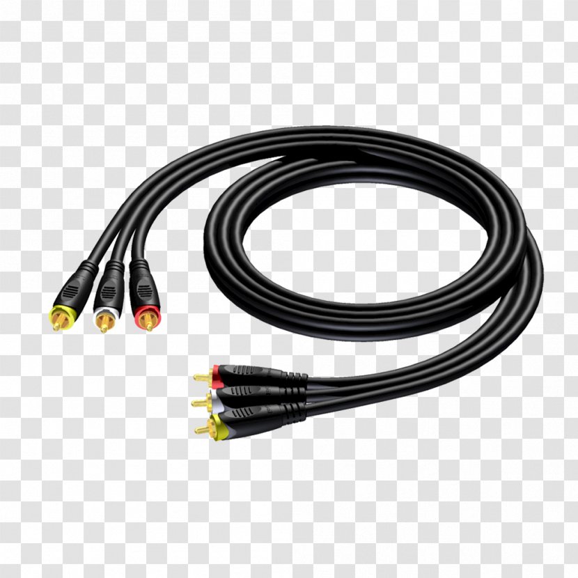 Coaxial Cable Electrical Connector RCA BNC - Wire Transparent PNG