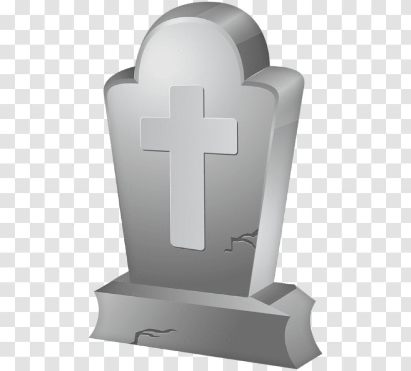 Headstone Clip Art Image Cross - Symbol - Rip Tombstone Transparent PNG