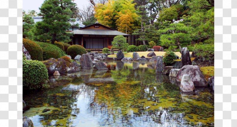 Ryōan-ji Isui-en Ryōanji Station Japanese Garden Buddhist Temple - Kyoto - Pond Transparent PNG