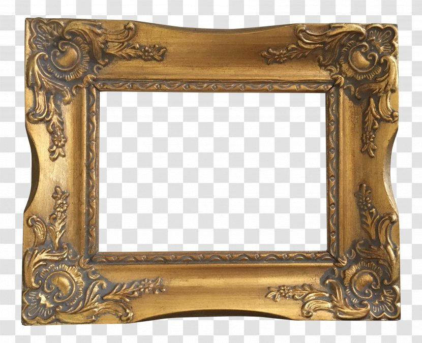 Picture Frames Mirror Window Light - Photography - Vintage Gold Transparent PNG