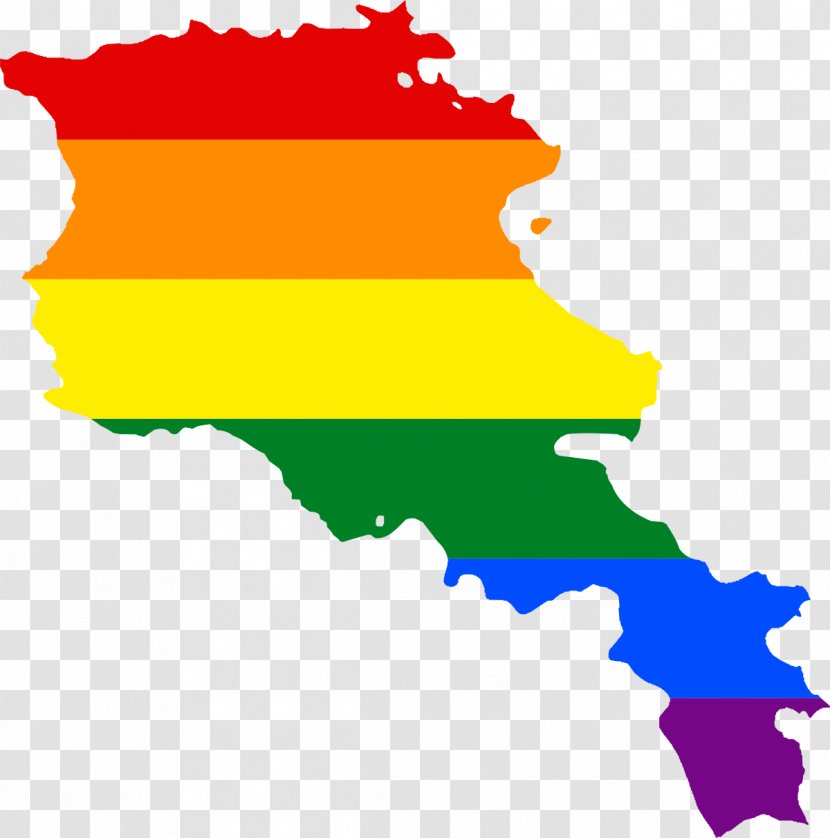 Flag Of Armenia Map Transparent PNG