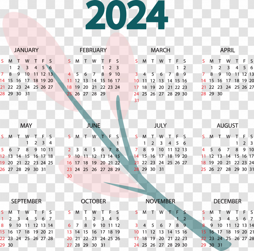 Calendar Yearly Calender Tear-off Calendar Week Month Transparent PNG