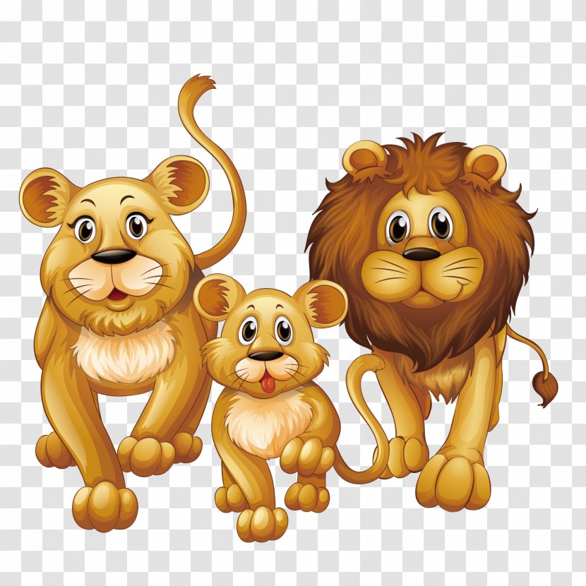 Lion Clip Art - Cuteness - Lovely Family Transparent PNG