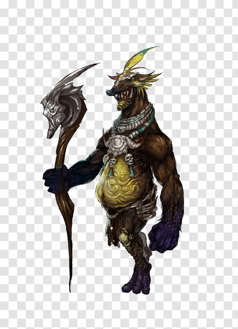 TERA Concept Art Monster Character Video Game - Fictional - Hand-drawn Illustration Transparent PNG