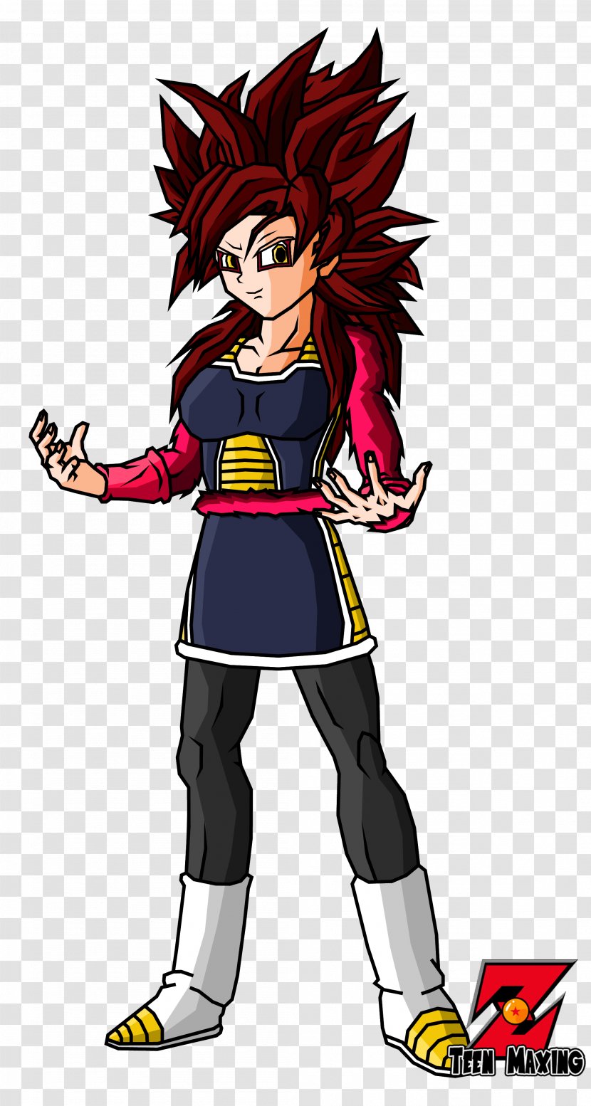 Goku Vegeta Pan Gine Super Saiya - Watercolor - Color Ball Transparent PNG