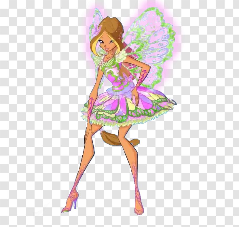 Flora Fairy Butterflix Winx Club - Season 7 Club: Believix In YouFairy Transparent PNG