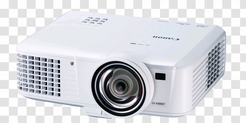 LG Ultra Short Throw PF1000U Multimedia Projectors Canon LV-WX320 Digital Light Processing - Output Device - Projector Transparent PNG