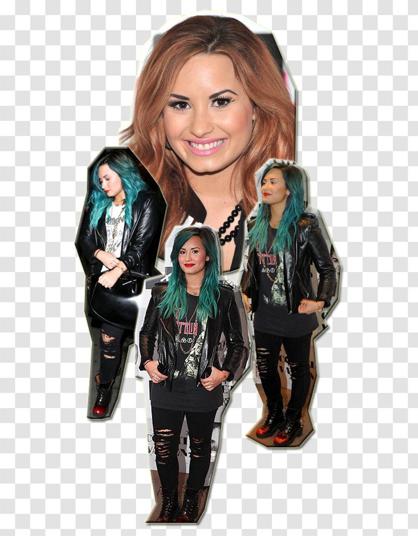 Demi Lovato Leather Jacket T-shirt Fashion Outerwear - Frame Transparent PNG