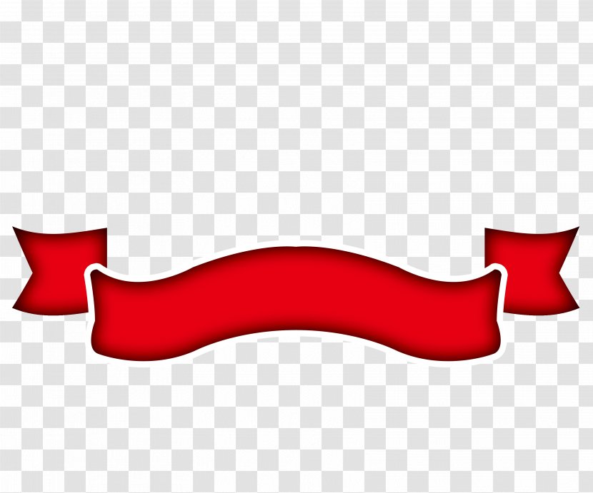 Red Ribbon Clip Art - Vecteur Transparent PNG