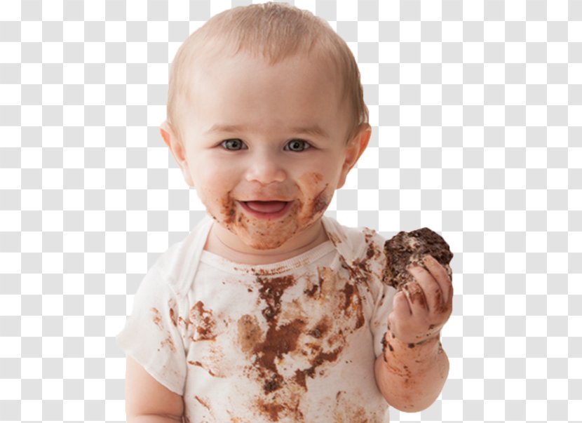 Cupcake Chocolate Bar Cake Eating - Baby Transparent PNG