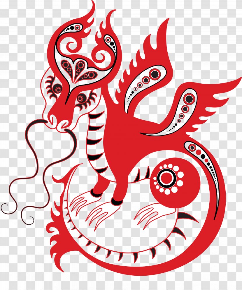 Chinese Dragon Zodiac New Year Clip Art - Monkey Transparent PNG