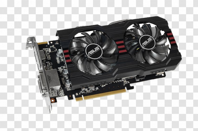 Graphics Cards & Video Adapters AMD Radeon R9 270 ASUS R7 265 - Electronics Accessory - Gtx Transparent PNG