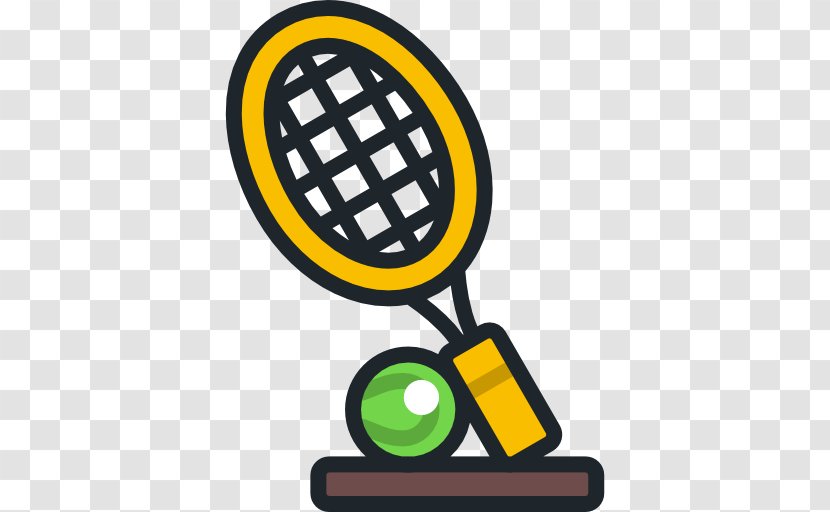 Tennis Sport Clip Art - Yellow Transparent PNG