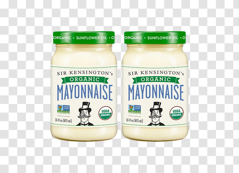 Mayonnaise Sir Kensington’s Flavor Condiment Ounce - Jar - Sauce Transparent PNG