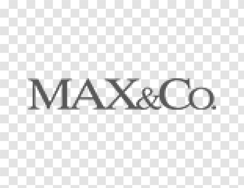 Brand Logo MAX&Co. Font Text - Black And White Transparent PNG