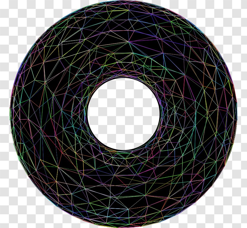 Circle Torus - Geometry - Polygons Transparent PNG