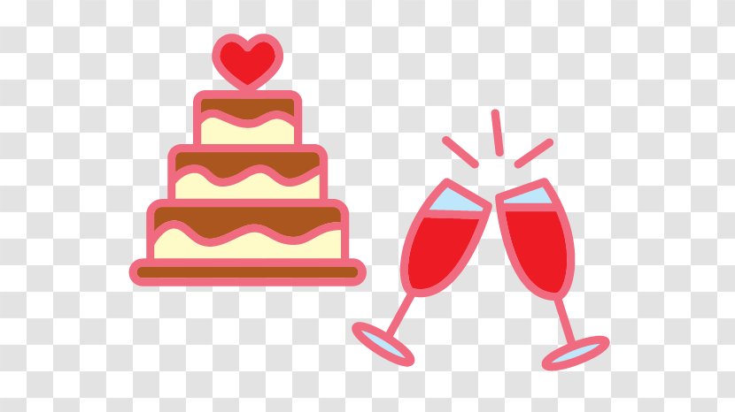 Wedding Cake Euclidean Vector Clip Art - Cartoon - Romantic Wedlock Transparent PNG