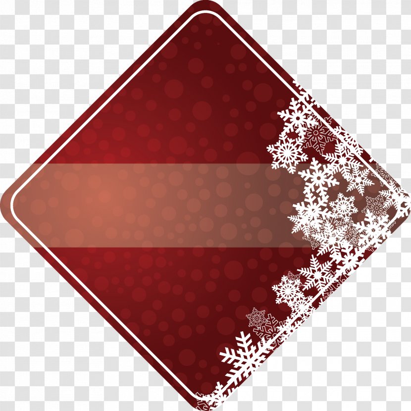 Tag - Red Diamonds - List Box Transparent PNG