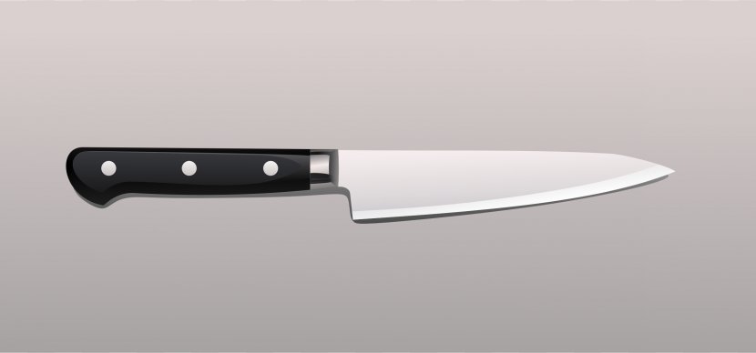 Chef's Knife Kitchen Knives Clip Art - Melee Weapon - Chef Cliparts Transparent PNG