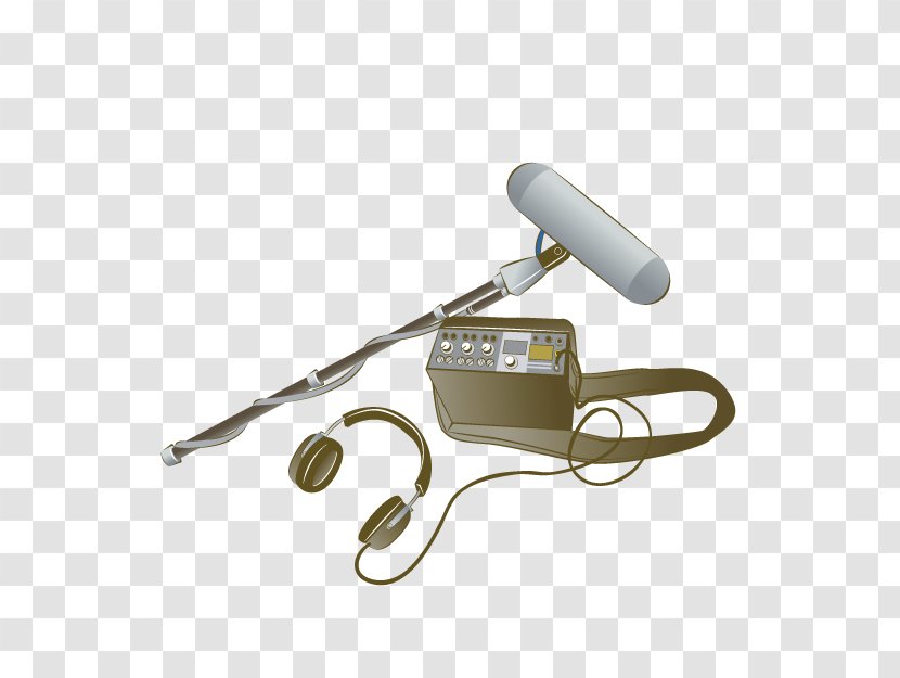 Microphone Hand Tool Sound Recording And Reproduction Illustration - Cartoon Radio Transparent PNG